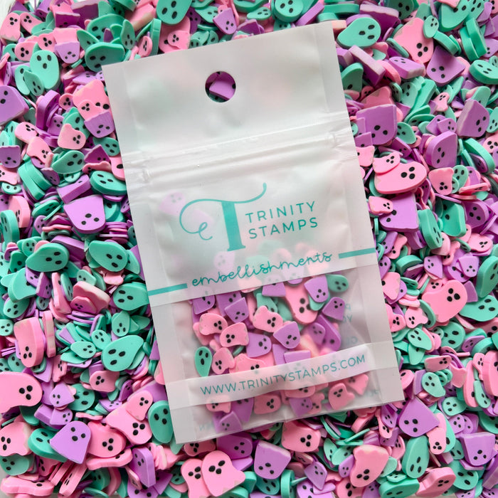 Pastel Ghosts Clay Embellishments