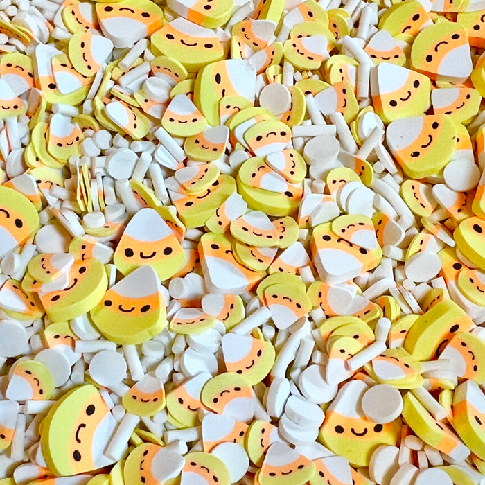 Candy Corn Cuties Clay Embellishments