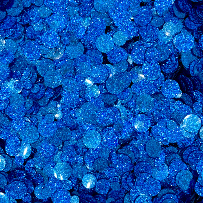 Sapphire Sparkle Spots Confetti Embellishments