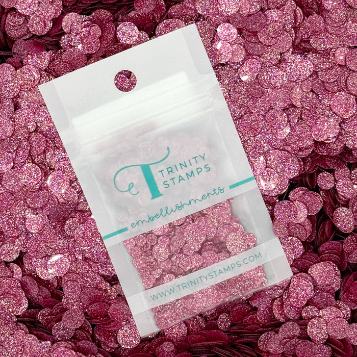Watermelon Sparkle Spots Confetti Embellishments