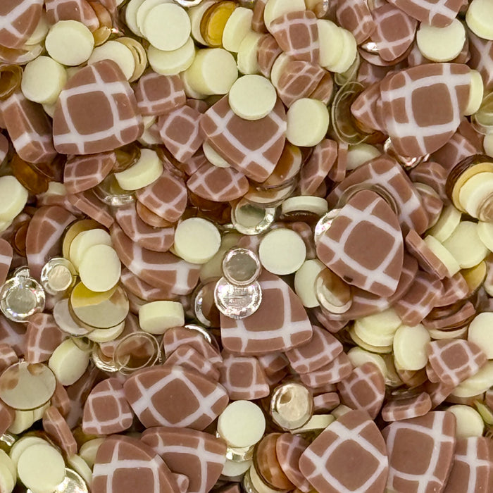 Buttered Waffles Clay Embellishments