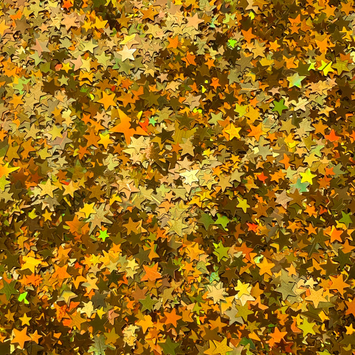 Gold Star - Flat Confetti