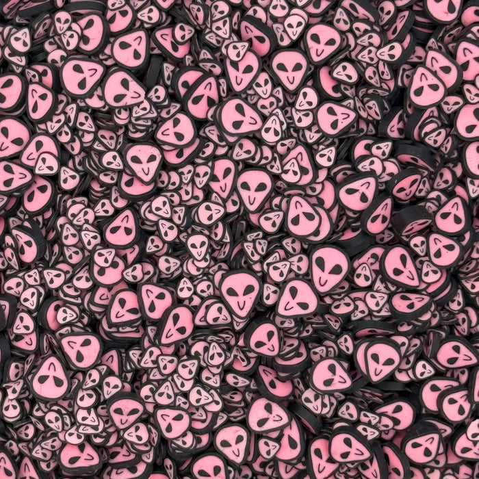 Pink Invasion Clay Embellishments