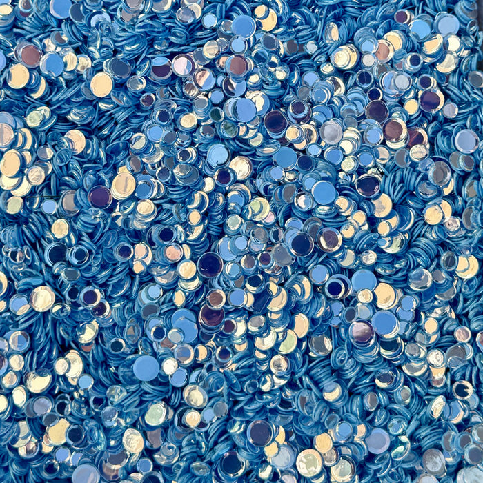 Polished Cornflower Confetti Embellishments
