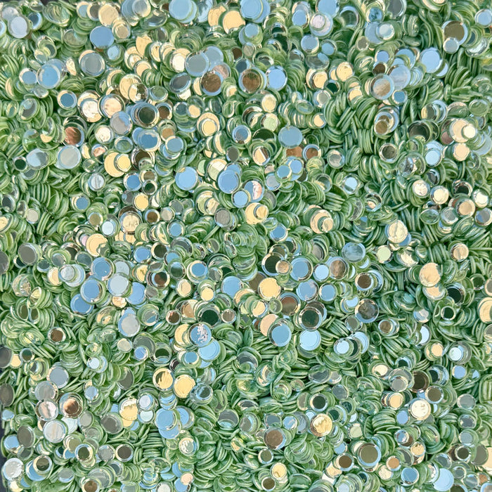 Polished Pistachio Confetti Embellishments