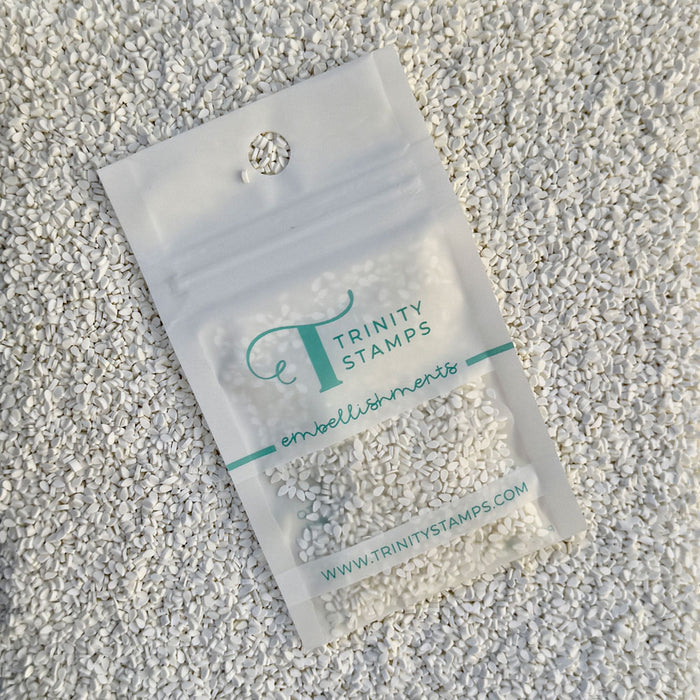 White Sesame Seeds Clay Embellishments