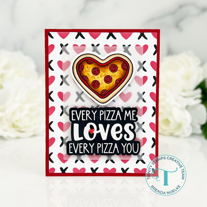 Every Pizza Me 3x4 Stamp Set