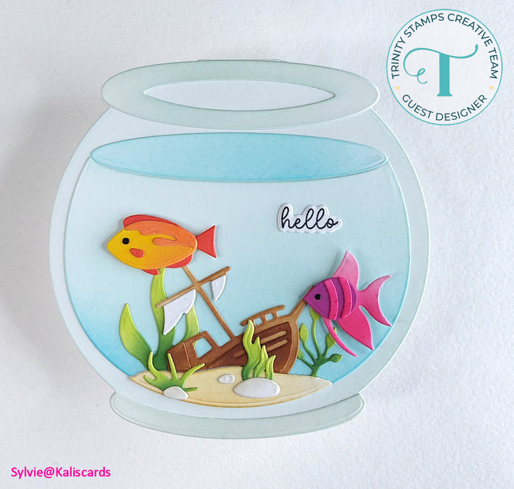 Fish Bowl Circle Card Add-on Die Set