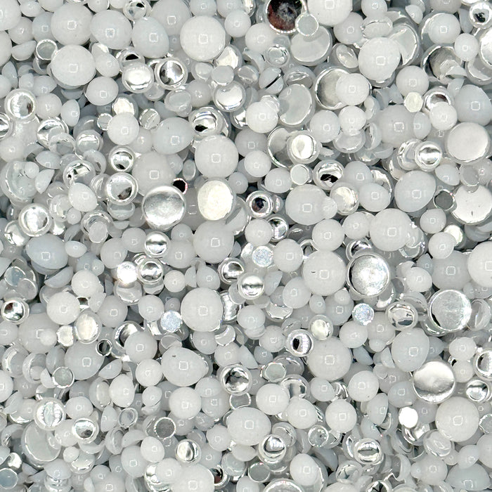 Frosted Glass Reflection Baubles