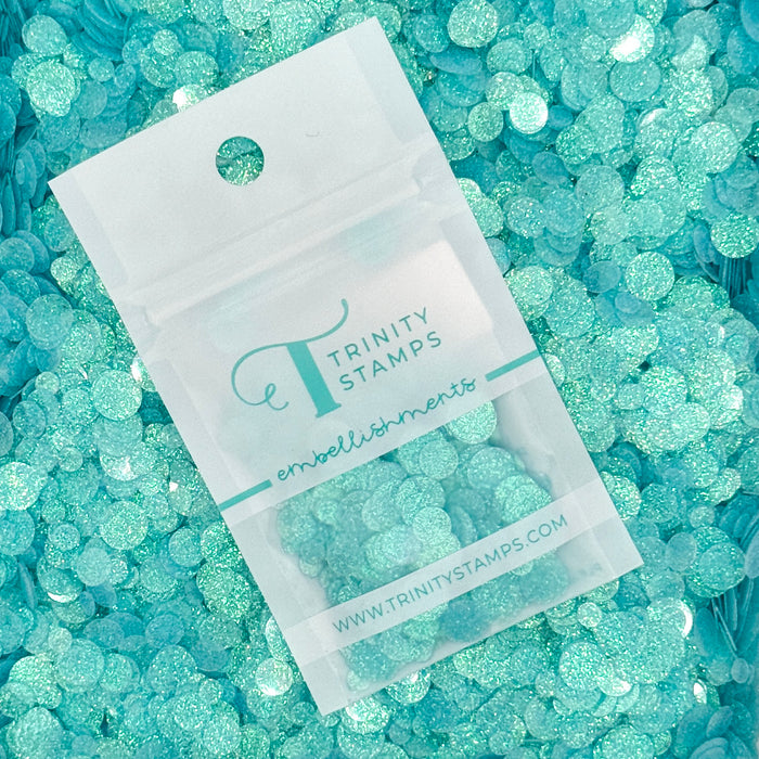 Blue Sky Sparkle Spots Confetti Embellishments