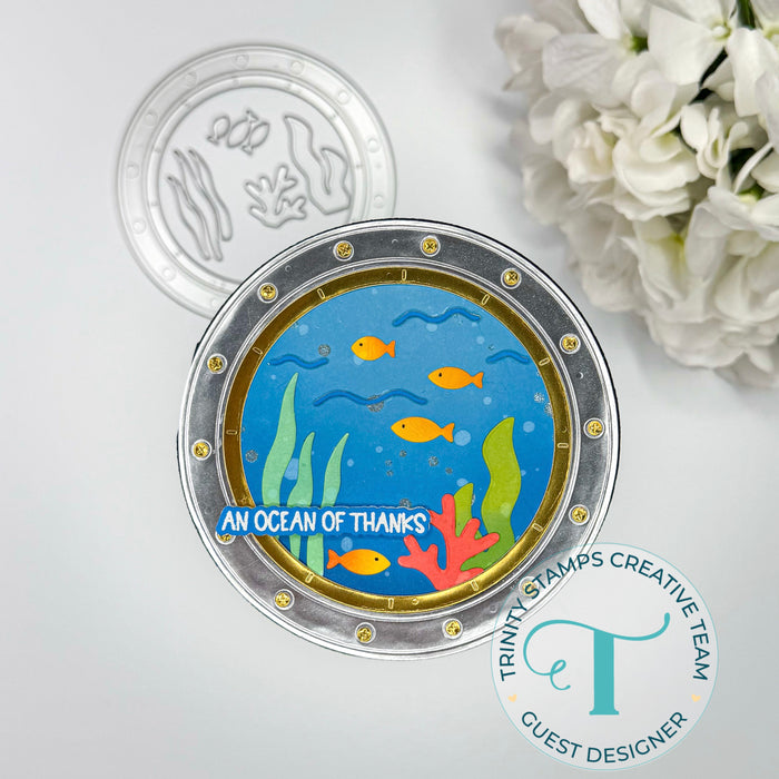 Porthole Circle Card Add-on Die Set