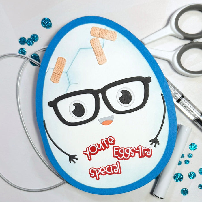 Egg-Shaped Card Die Set