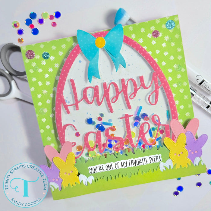 Happy Easter Egg Add-on Die Set