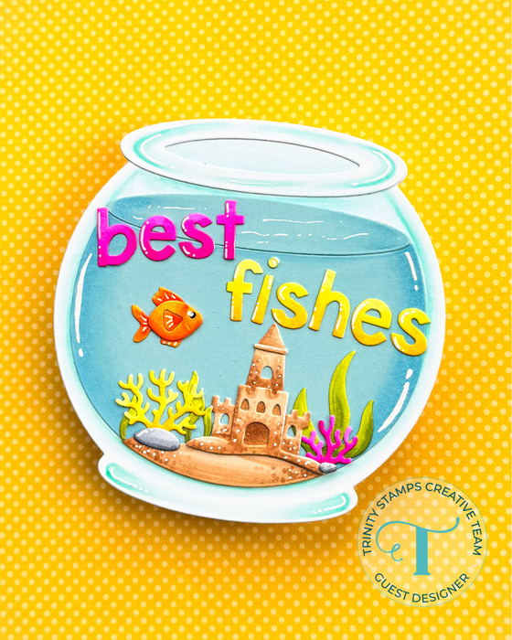 Fish Bowl Circle Card Add-on Die Set
