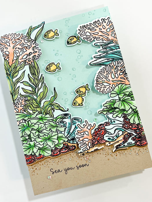 Underwater Scene Coordinating Die Set