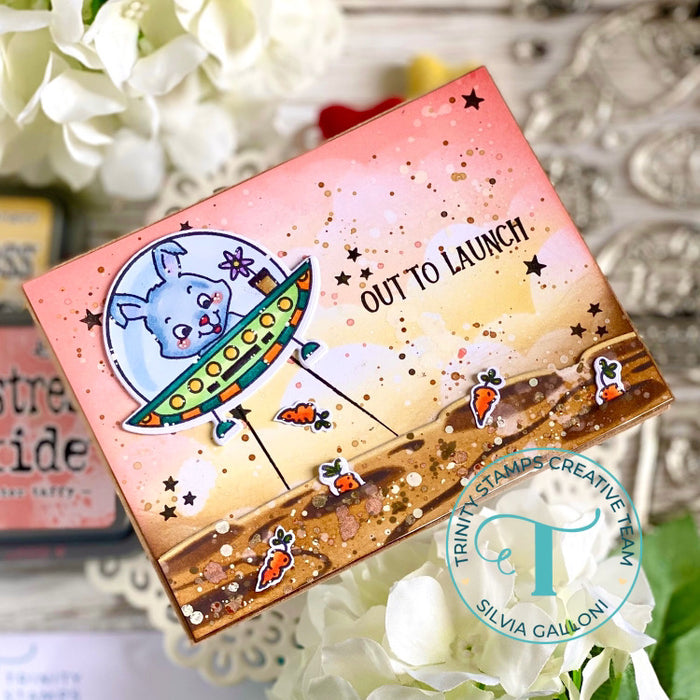 Cosmic Carrots 4x8 Stamp Set