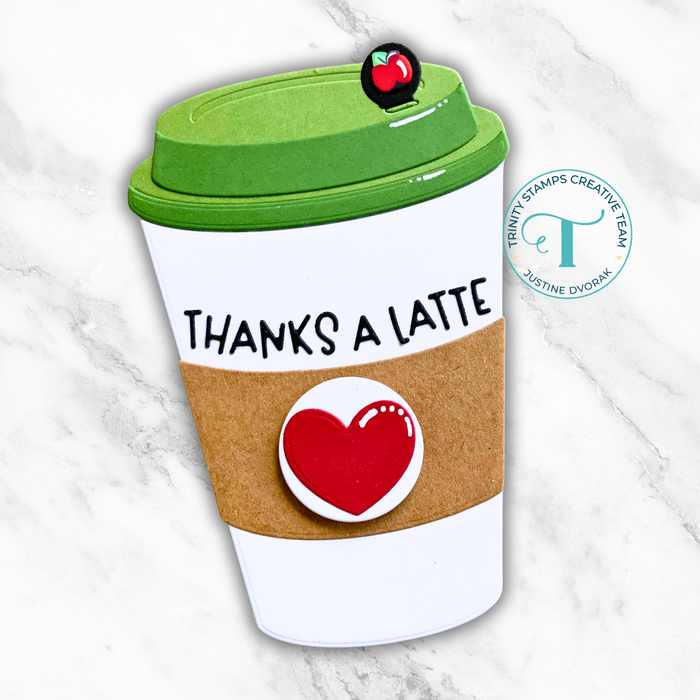 Take-Out Coffee Cup Shaped Card Die Set