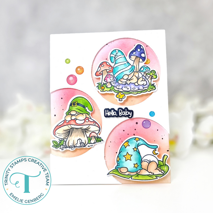 Little Gnome Nappers 4x4 Stamp Set