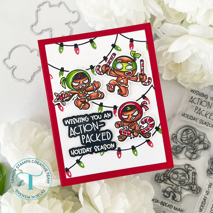 Ninja-Bread Man 4x8 Stamp Set