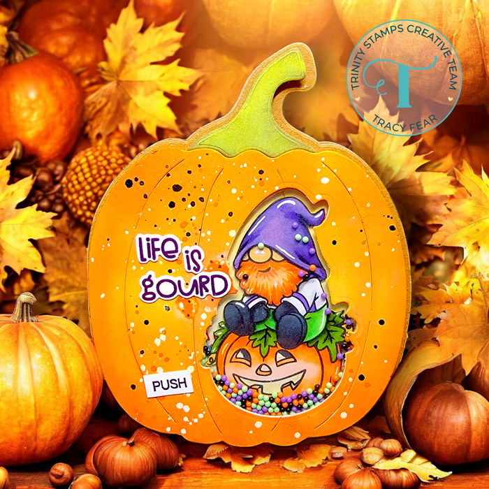 Pumpkin-Shaped Card Die Set