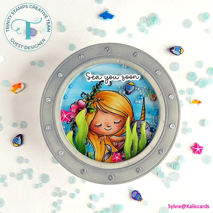 Porthole Circle Card Add-on Die Set