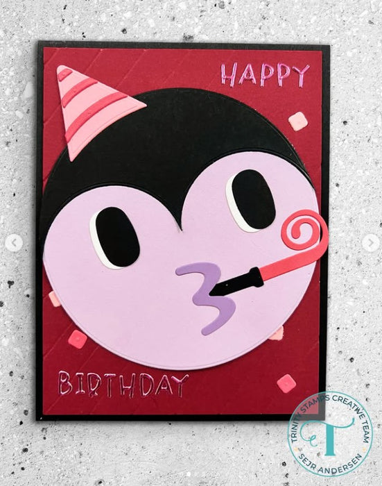 Celebration Emoji - Circle Card Add-On Die Set