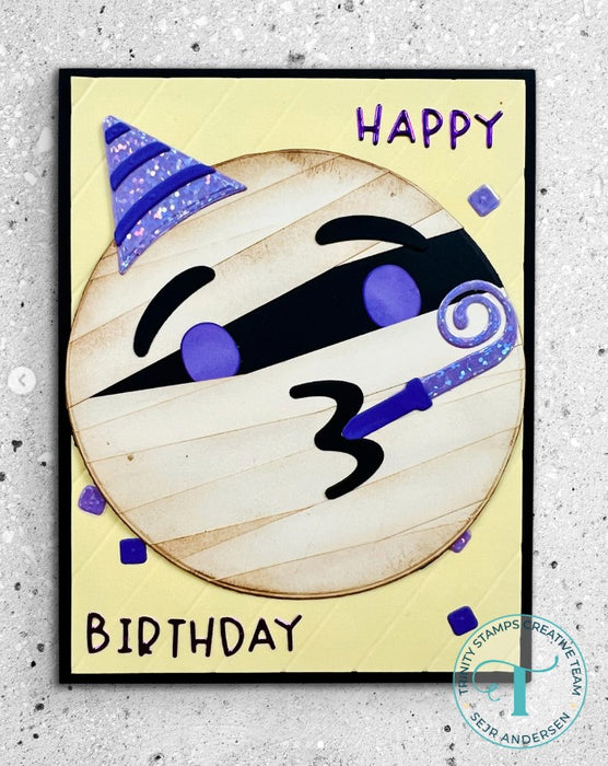 Celebration Emoji - Circle Card Add-On Die Set