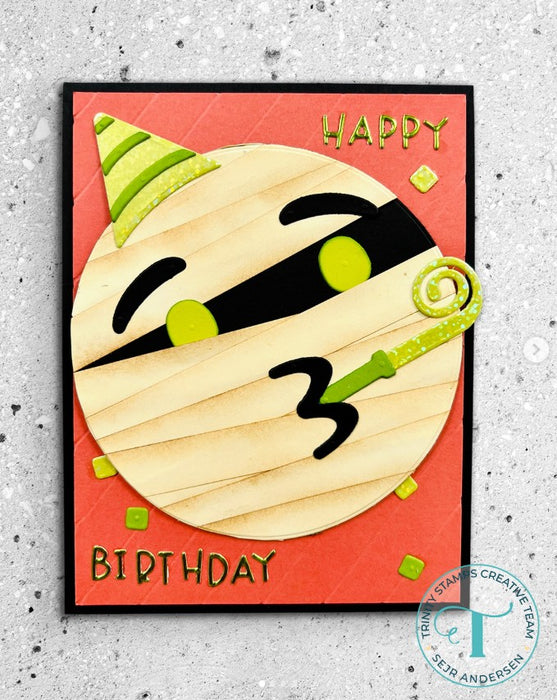 Celebration Emoji - Circle Card Add-On Die Set