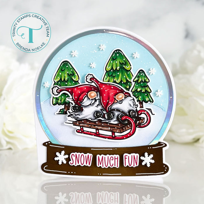 Snowglobe-Shaped Card Die Set