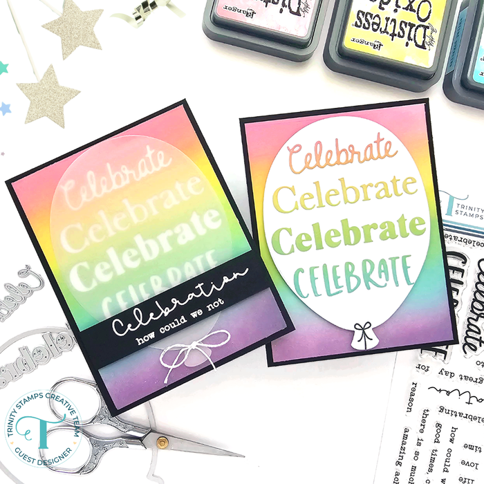 Simply Sentimental - Celebrate 4x8 Stamp Set