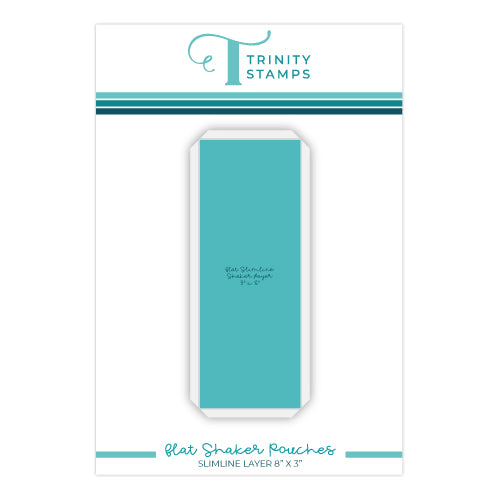 Slimline Layer 8"x 3" - Flat Acetate Shaker Pouches