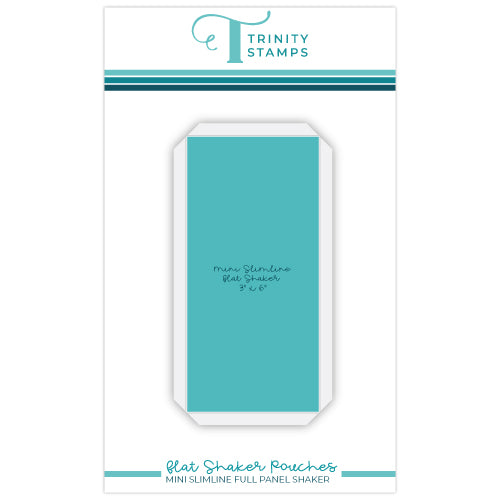 Mini Slimline 3" x 6" - Flat Acetate Shaker Pouches