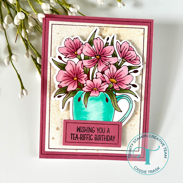 Mug of Florals - Cut & Foil Die Set