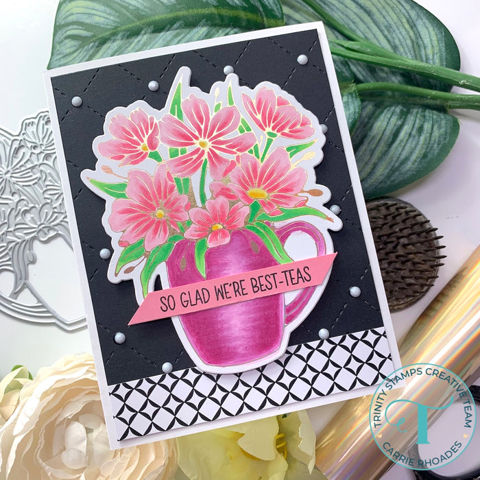 Mug of Florals - Cut & Foil Die Set