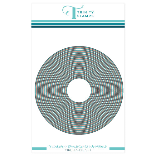 Modern Embossed Edge Circle Stack Die Set