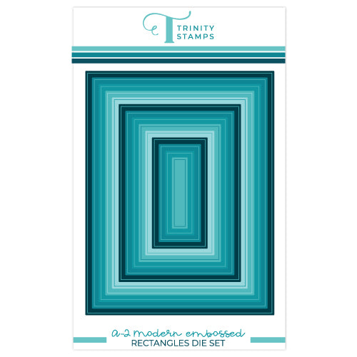 A-2 Modern Embossed Rectangle Stack Die Set