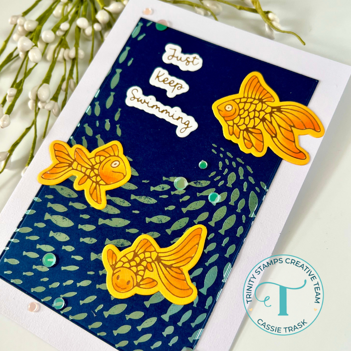 Foiled Fish- Cut & Foil Die Set