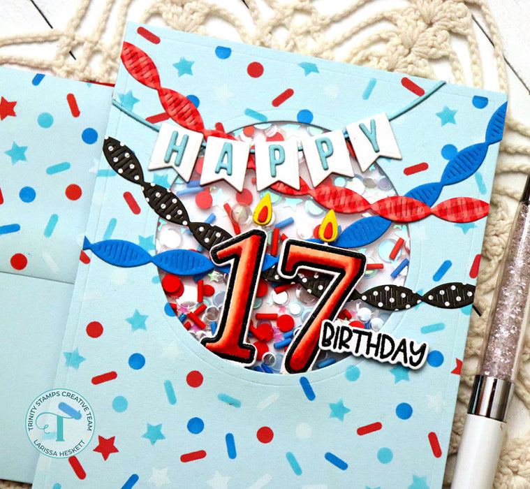 Number Candles - 4x6 Stamp Set