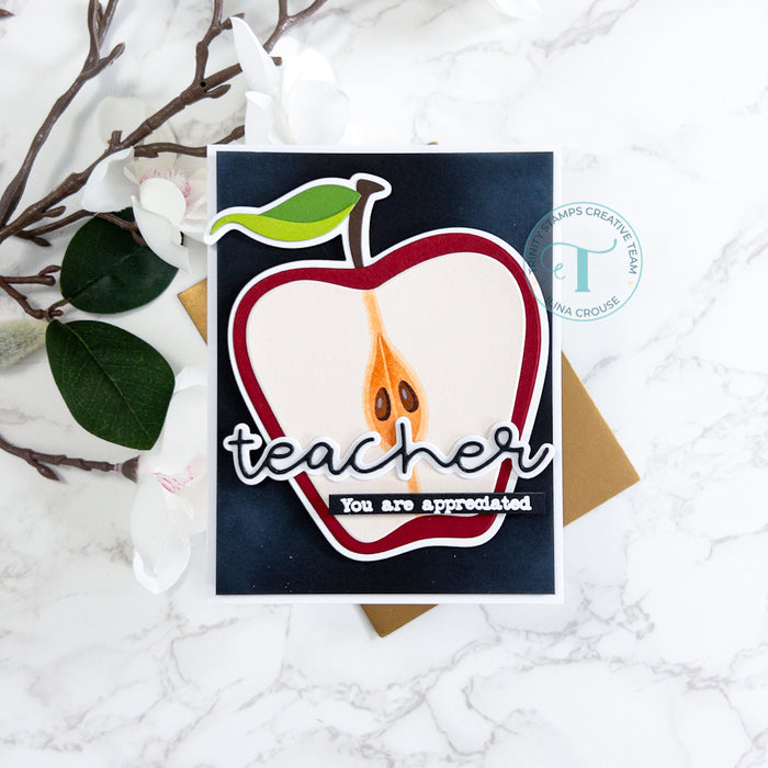 Apple Core - 6x6 Coordinating Stencil