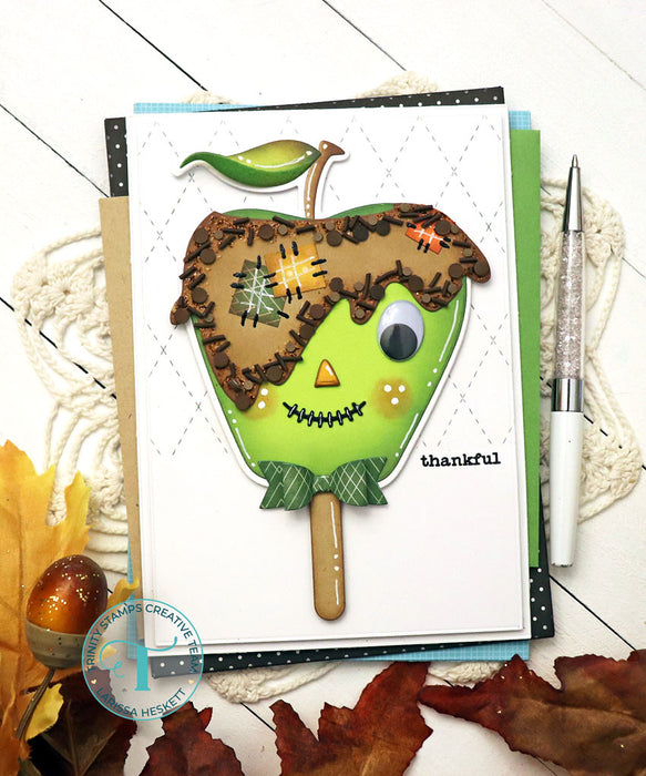 Creepy Candy Apple Add-On Die Set