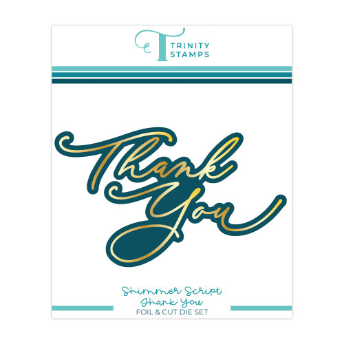 Shimmer Script Thank You Hot Foil Die Set