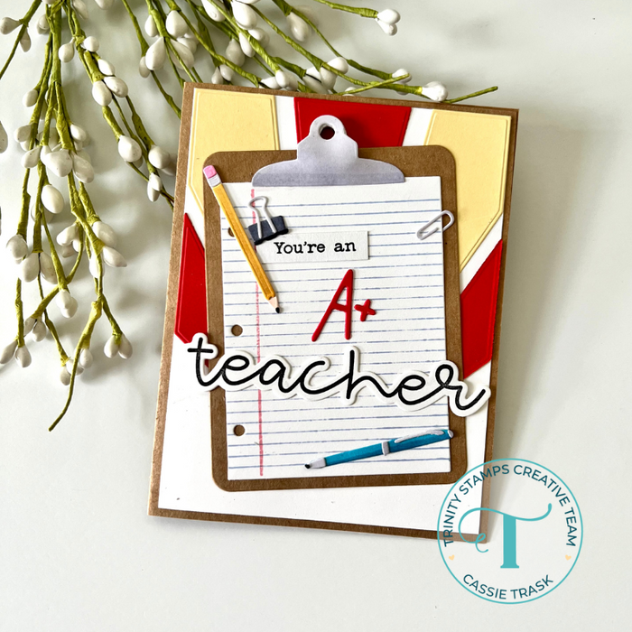 Mini Notebook Paper 4x4 Stamp Set