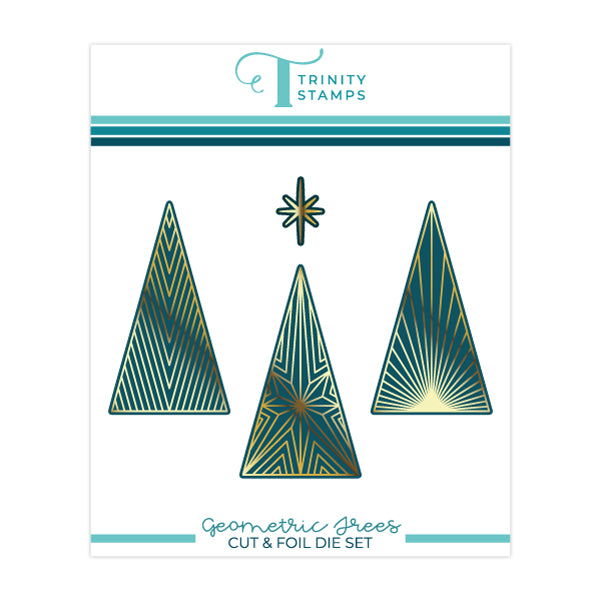 Geometric Trees Cut & Foil Die Set