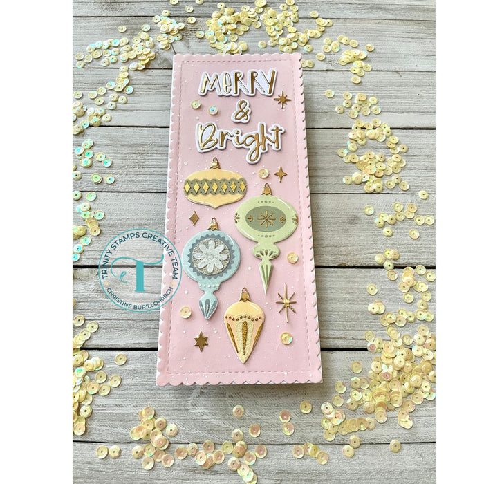 Merry & Bright Sentiment Die Set