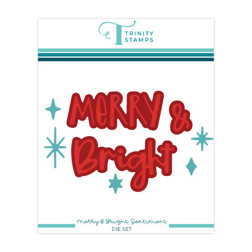 Merry & Bright Sentiment Die Set