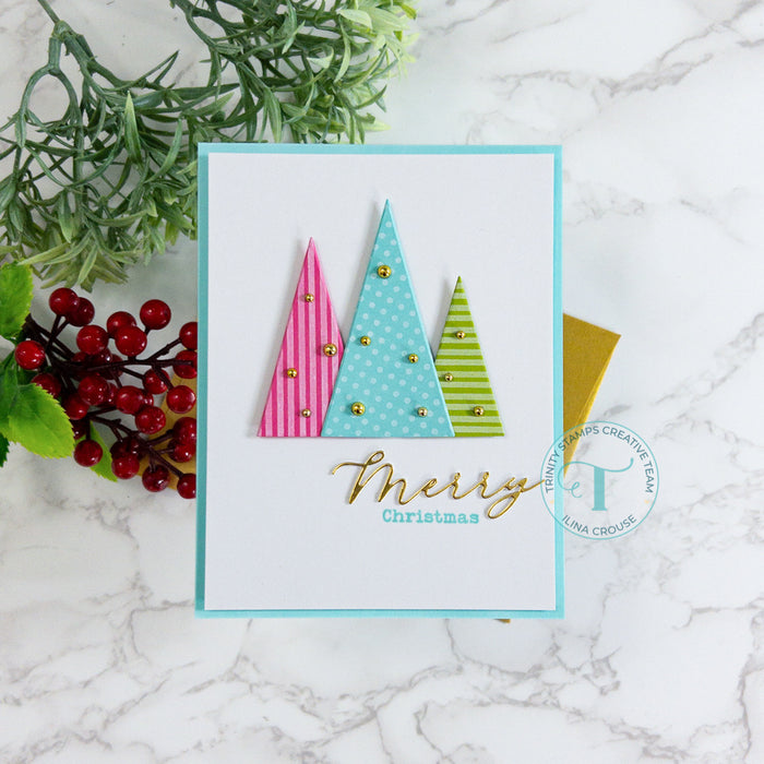 Tree Triangle Stack Die Set