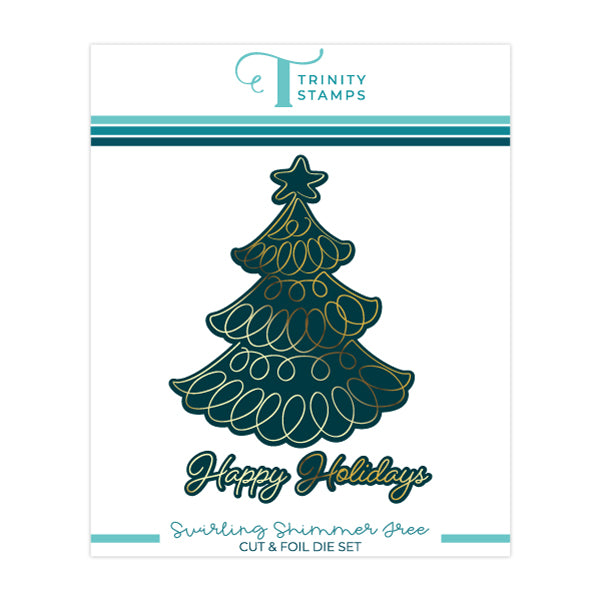 Swirling Shimmer Tree Cut & Foil Die Set