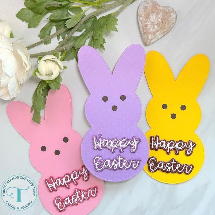 Squishy Bunny-Shaped Card Die Set