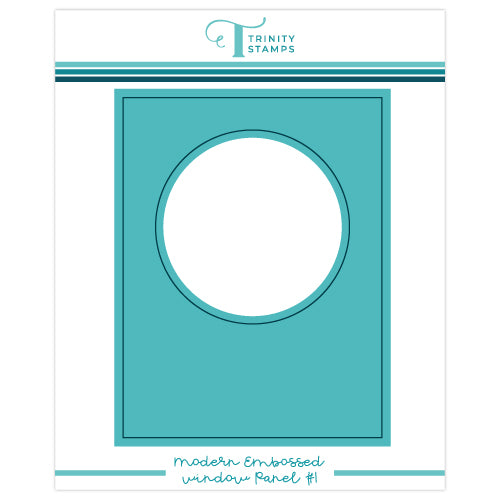 Modern Embossed Window Panel #1 Die Set