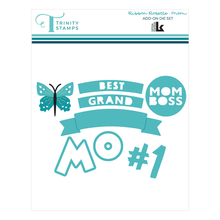 Ribbon Rosette Add-on: Mom Die Set - Lynda Kanase Collection